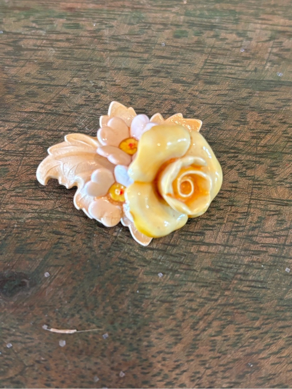 Vintage Floral Brooch